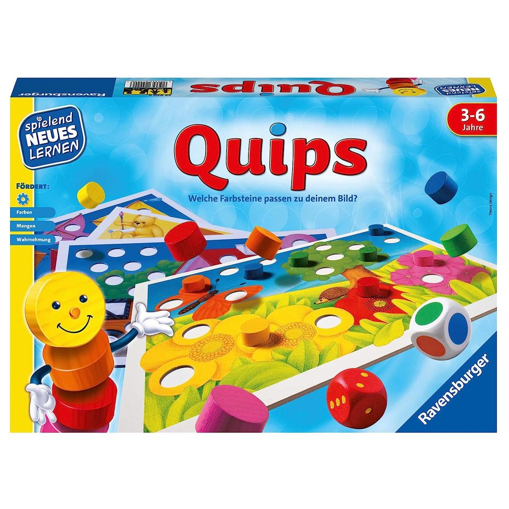 Zap Quips Образователна игра Ravensburger Quips 6249206, За развиване на умения ...