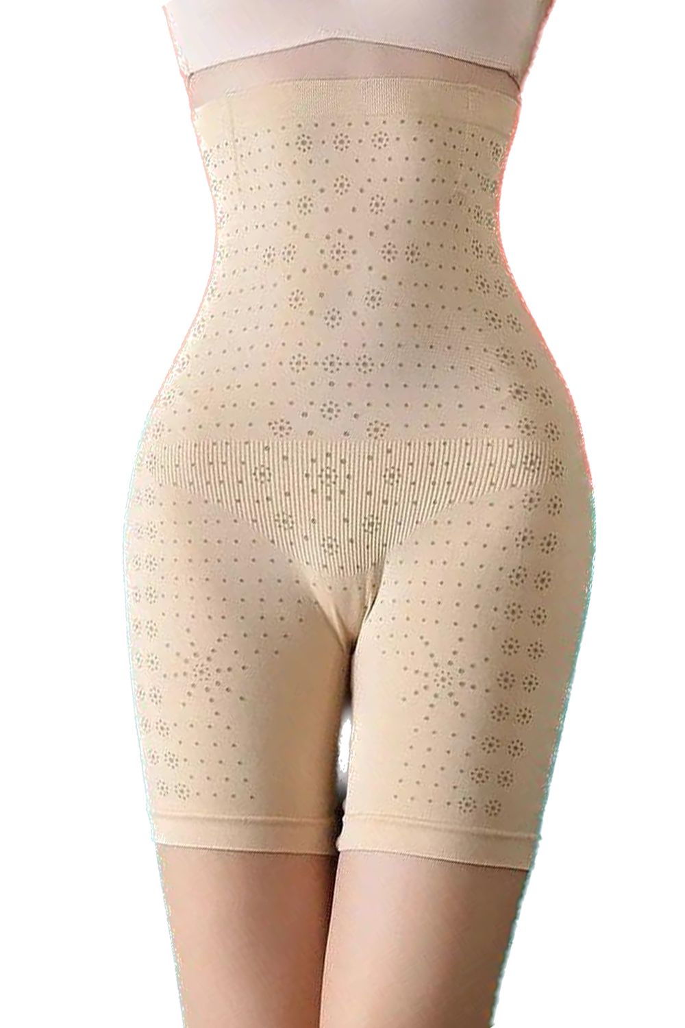 Модериращо бельо тип шорти JUP MOD-SHOR-BE 10-182  Висока талия  Оформя фигурата  Push-up ефект  Тънка и еластична материя  Бежов  M-XL