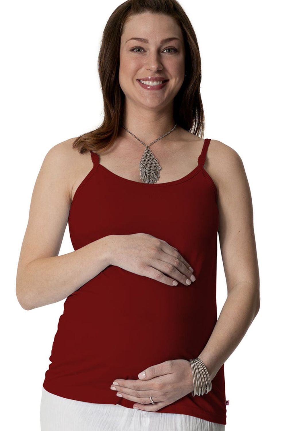 Дамски потник за бременни JUP Glamourmom 4004112 10-347SM  Гъвкава материя  Екологичен памук  L  Бордо
