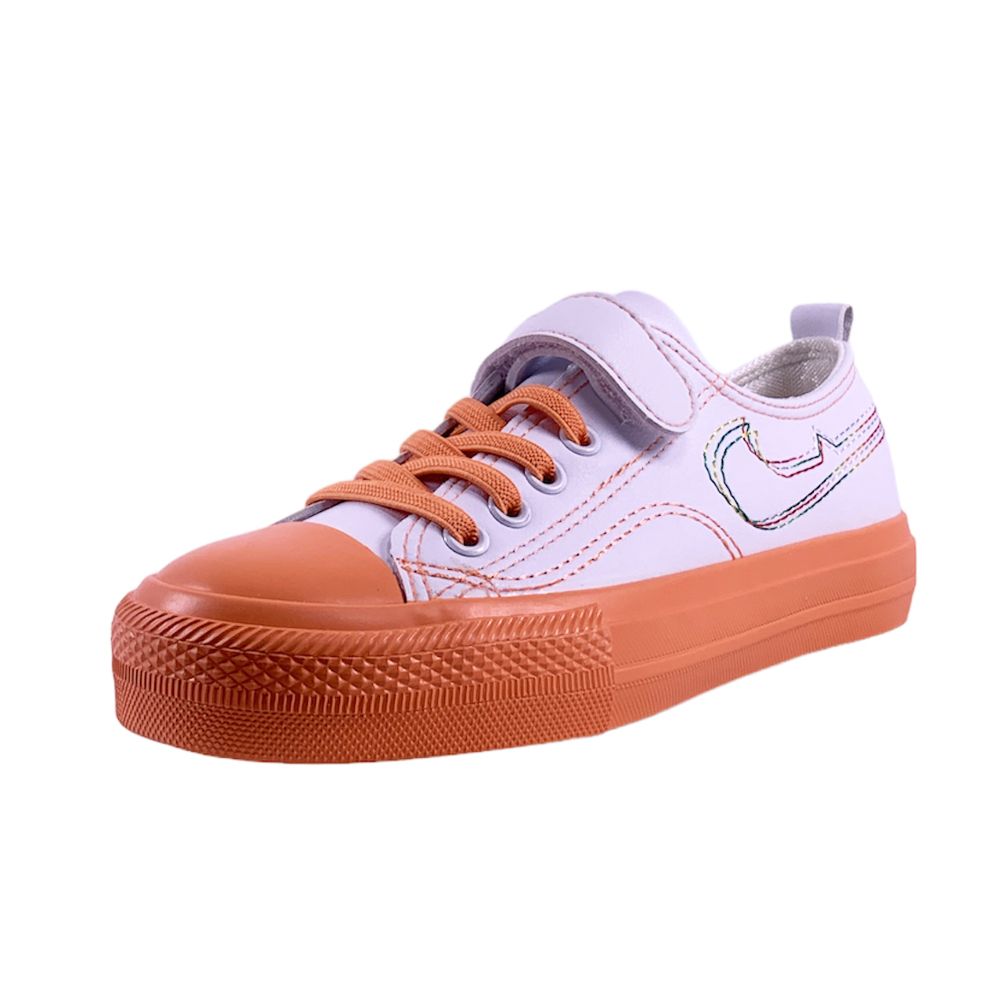 Детски кецове Chippo Youth 33010-1  31-37  Еко кожа  Бял Оранжев