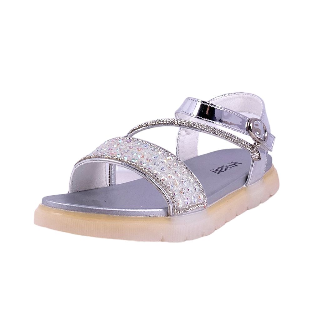 Детски сандали Chippo Youth 22215-2  32-37  С блестящи камъни  Сребрист