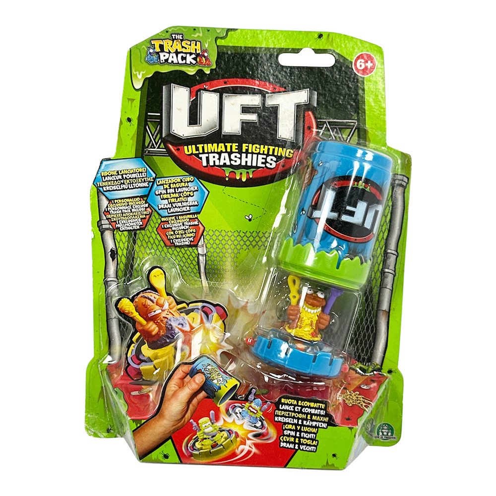 Игрален комплект Moose The Trash Pack Ultimate Fighting Trashies 681328-E  F  Трашита Бойни Пумпали UFT6  1 Пумпал  1 траши боец  Син