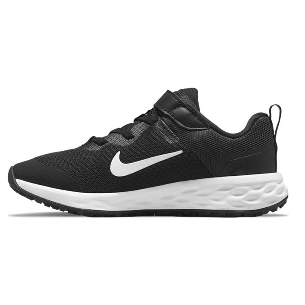 Детски маратонки Nike Revolution 6 DD1095-003  с велкро  28 EU  Черен Бял