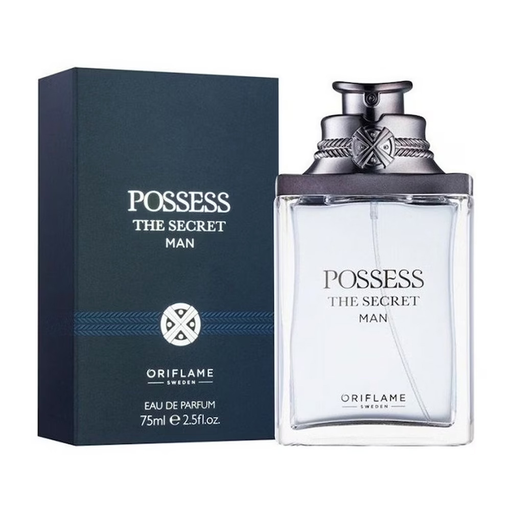 Парфюмна вода за мъже Oriflame Possess The Secret Man 33650  75 мл  ледени и дървесни нотки