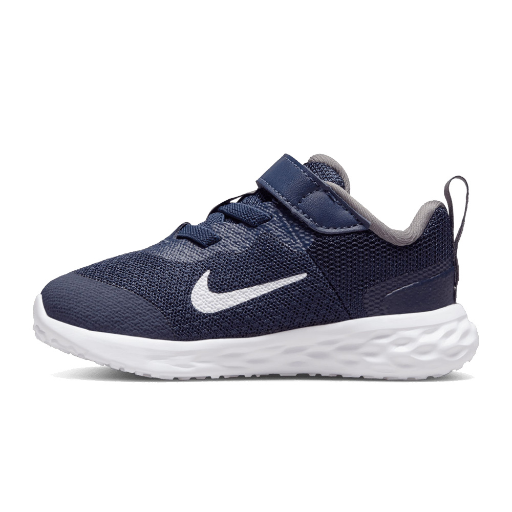Детски маратонки Nike Revolution 6 NN (TDV) DD1094-400-195 50-3, 19.5 EU, Midnight Navy/Flat Pewter/White