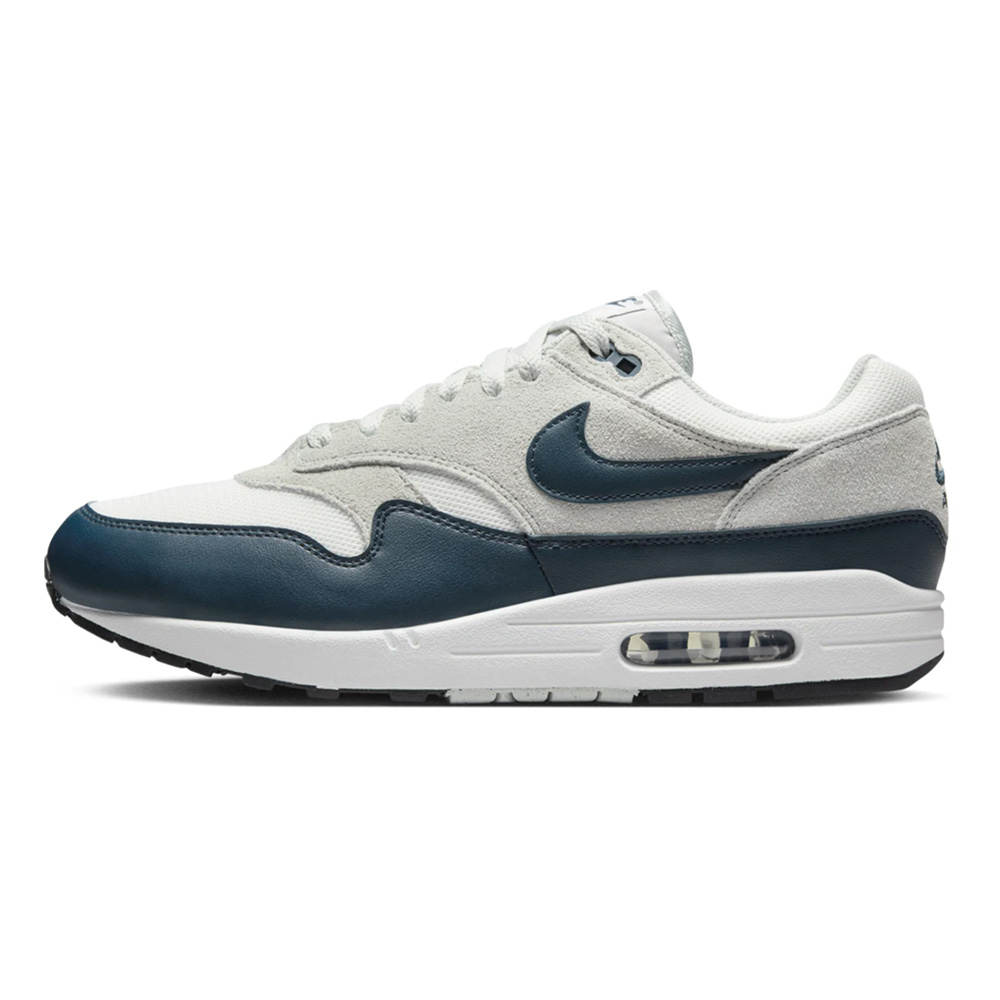Мъжки маратонки Nike Air Max 1 Essential FZ5808-103-475 50-5  Кожа  47 5 EU  Summit White Light Silver White Armoury Navy