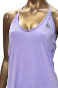 Дамски спортен потник Reebok 024741887 10-460, Мека материя, Лого, М, Светлолилав_1