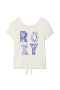 Детска тениска Roxy Sunshine Story 373755 10-453, Скъсен гръб, Памук, L, 12 - 14 години, Бял_0