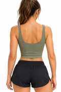 Дамски спортен потник Nike 222193-311-L 10-160, Dri-Fit технология, Къс, Еластичен, М-L, Зелен_1