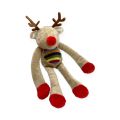 Комплект плюшени играчки Chippo 21-44-42 1-111, Коледно джудже, елен и мече, 13 см, 15 см, 13 см, Многоцветен_3