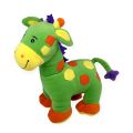 Бебешка играчка Chippo 21-99-161 1-113, Жираф, Дрънкаща и писукаща, 27 х 21 см, Зелен_1