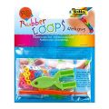 Творчески комплект за изработване на гривни Folia Rubber Loops 072365-2 1-5, 500 бр ластици, 52 броя кукички, Многоцветен, _2