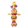 Музикална бебешка играчка Chippo 21-133-130 1-125, Гъсеница, Приспивна мелодия, 40 см, Многоцветен_1