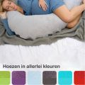Калъфка за възглавница JUP 11001-1-113 10-348SM, За Form Fix XL Nursing Pillow,  Двустранна, Памук, Бежов, 30x99cm_5