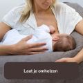 Калъфка за възглавница JUP *11001-1-114 10-348SM/183, За Form Fix XL Nursing Pillow, Двустранна, Памук, Розов,  30x99cm_3