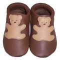 Бебешки обувки Menu Baby Shoes 11001-1-67 10-184, С мечета, Естествена кожа, Кафяв, 12.5 см, Ръчна изработка в Белгия_0