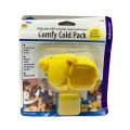 Комплект компреси Dreambaby Comfy Cold Pack 2303082-3 10-184, Слонче, 2 броя охлаждащи кубчета за многократна употреба, Плюш, Жълт, PVC Free_0