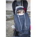 Покривало кенгуру и количка Close Parent Cocoon Weather Protection 3254181 10-350SM, Водоустойчив,  Черен, За новородено до  14.5 кг бебе_4