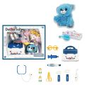 Игрален комплект Chippo Save a Lovely Pet докторски комплект сапаси животинче 881801, Голям комплект, Син, 46см_0