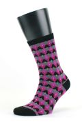 Унисекс чорапи HotSox 7561273-39 10-435, Памучни, Ромбове и райета, 37-41, Многоцветен_0
