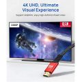 HDMI кабел JSAUX *0469087 8865-14, 4K, HDMI 2.0, До 18 Gbps, UHD 4K@60Hz, 3 метра, Плосък, Червен_5
