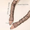 Комплект дамски ръкавици JUP Augooog *1114304 8865-17, 4 чифта, Черен, Тюл, One Size_4