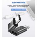 Комплект адаптери JSAUX *0634087 8865-14, Micro USB към USB C, 4 броя, Сив_1