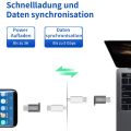 Комплект адаптери JSAUX *0634087 8865-14, Micro USB към USB C, 4 броя, Сив_4