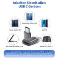 Комплект адаптери JSAUX *0634087 8865-14, Micro USB към USB C, 4 броя, Сив_6