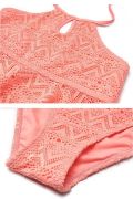 Детски бански SHEKINI 4120-L01 *6048356 8865-45, 2 части, Оранжев, 8-10 год, 125-140cm_2