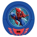 Детски CD плейър Lexibook Spider-Man 3089928 1-149, Bluetooth 5.0, LED светлинни ефекти, 20.5 х 23.8 cм, Син/Червен, Разопакован продукт(Open-box item), опаковано в алтернативна опаковка, без оригинална опаковка, Мостра от магазина_5