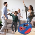 Детски CD плейър Lexibook Spider-Man 3089928 1-149, Bluetooth 5.0, LED светлинни ефекти, 20.5 х 23.8 cм, Син/Червен, Разопакован продукт(Open-box item), опаковано в алтернативна опаковка, без оригинална опаковка, Мостра от магазина_7