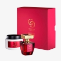 Подаръчен комплект за жени Oriflame Giordani Gold Essenza Supreme, Парфюм 50 мл + Парфюмиран крем за тяло 250 мл, 2 части_0