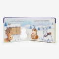 Детска коледна книжка DK Publishing Rudolph&rsquo;s First Christmas 21-99-432, С повдигащи се капачета и плюшен елен Рудолф, Английски език, 22.5 х 17 см_1