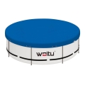 Покривало за басейн Woltu 5149156, PE 200 г/м&sup2;, с капси и въже за закрепване, 305 см, Син_0