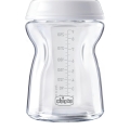 Стъклено шише за хранене Chicco NaturalFeeling 231857599, 250 мл, 0+ месеца, С антиколик биберон, Прозрачен, Еко Пак_2