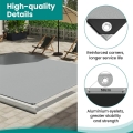 Водоустойчиво покривало Woltu 5003953, PE, 280 г/м&sup2;, С капси, UV устойчиво, 5 x 6 м, Сив-черен_4