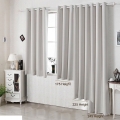 Затъмняваща термо завеса Woltu 7029756, 1 брой, С наборна лента, 250 г/м&sup2;, 135 x 245 см, Крем_3
