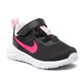 Бебешки маратонки Nike Revolution 6 NN (TDV) DD1094-007-22 50-5,  с велкро, 22 EU, Black/Hyper Pink/Pink Foam_2
