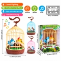 Интерактивна играчка Chippo Чуруликащи Птичета с Сензор 3636702, със светлинни и звукови ефекти, 20 см_2