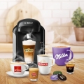 Кафемашина с капсули Bosch Tassimo Vivy 2,  224101401 ML2-55-33, 1300w, 3.3 bar, 0.7l, самопочистване и декалцификация, Черен, Разопакован продукт(Open-box item), Мостра от магазина_2