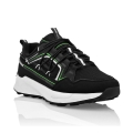 Мъжки маратонки Plein Sport Lo-Top Sneakers 1702725 50-3, Олекотена ударопоглъщаща подметка, Връзки със стопер, 47 EU, Черен_2