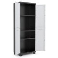 Многофункционален шкаф за съхранение Keter Linear 169693065 35-3, регулируеми рафтове, 68x39x173cm, Бял/Сив, до 15кг на рафт_2