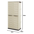 Многофункционален шкаф за съхранение шкаф Art Plast S70/TPT 448900014 ML2-55-33, 70 &times; 39 &times; 165 см, Бежов_1