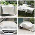 Покривало WOLTU 5049722 DC, Водоустойчив брезент с метални капси, 180 г/м&sup2;, 5 &times; 6 м, Сив._7