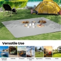 Водоустойчиво покривало Woltu 5003977 DC, PE, 280 г/м&sup2;, С капси, UV устойчиво, 6 x 8 м, Сив/черен_5