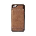 Кожен калъф Waloo 16248109 10-452, За iPhone 6/6S, Отделение за документи, Кафяв_0