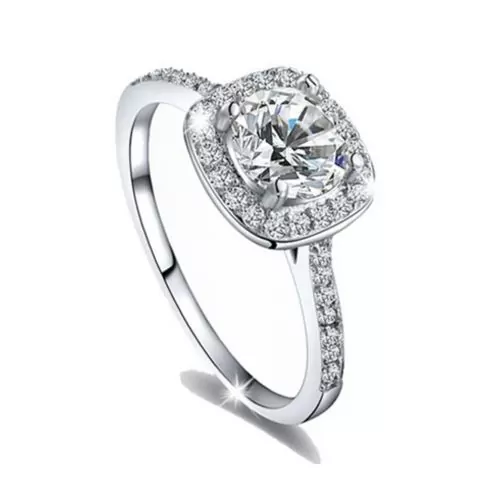 Дамски пръстен с 34 кристала от SWAROVSKI ELEMENTS  The Veuer  Сребрист  19 4мм  16761946  11-26-627