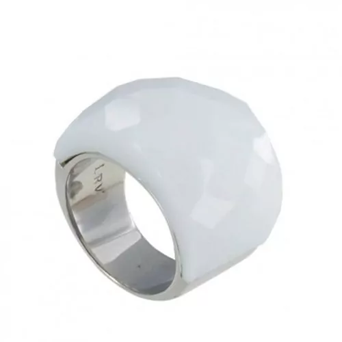 Масивен дамски пръстен с ахат Les Poulettes Jewels  Сребрист  р-р 5  15 7mm  16761837  11-26-626