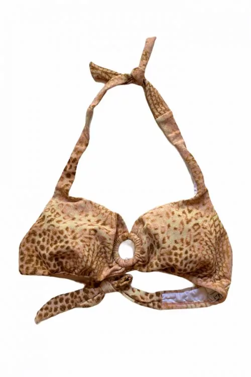 Дамски бански - горна част JUP Calzedonia DSW-21-36 b5782  С връзки  Бежов  XS